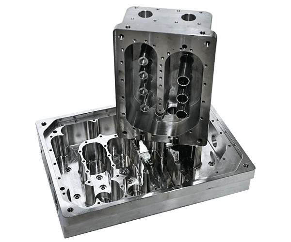 Frästeile aus Aluminiumstabmaterial